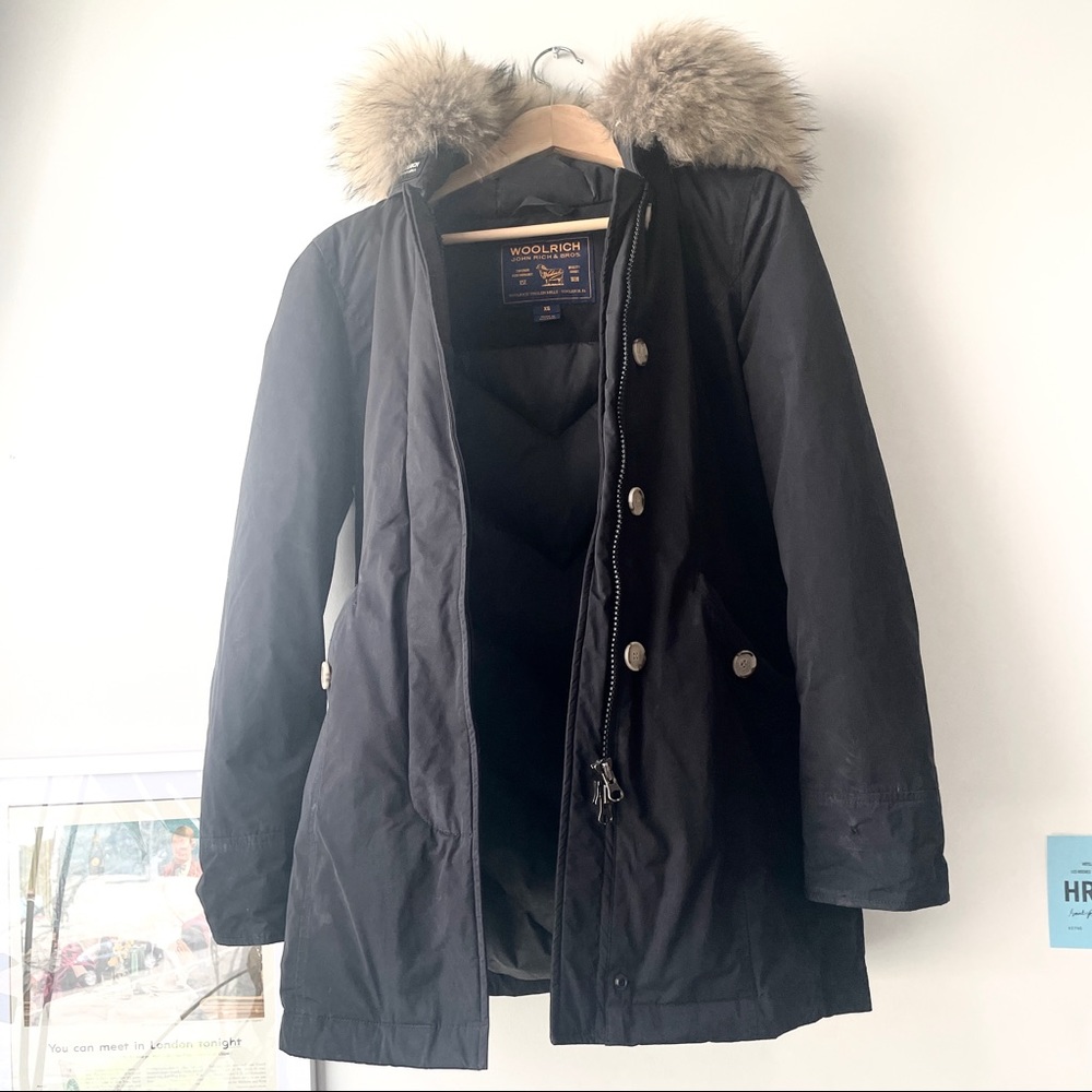 WOOLRICH Luxury Arctic Parka down coat with detachable raccoon fur (HOLD) - Picture 1 of 13